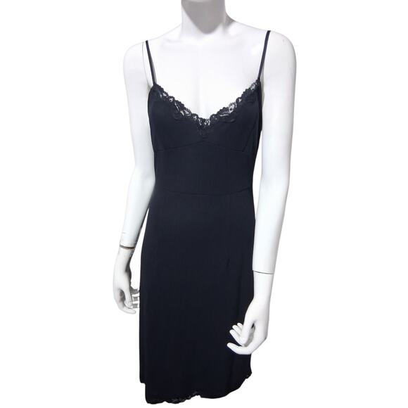 Express Babydoll Whimsigoth Women's Size 6 Lace Witchy Fairygoth Dark Slip Dress - Picture 5 of 11